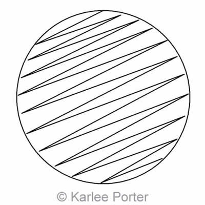 Digital Quilting Design Karlee's Circle 13 by Karlee Porter.