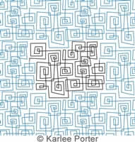 Digital Quilting Design Psych by Karlee Porter.