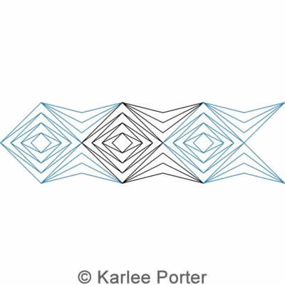 Digital Quilting Design Quick Sand by Karlee Porter.