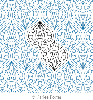 Digitized Longarm Quilting Design Remy was designed by Karlee Porter.