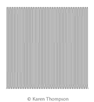 Digital Quilting Design Matchsticks by Karen Thompson.