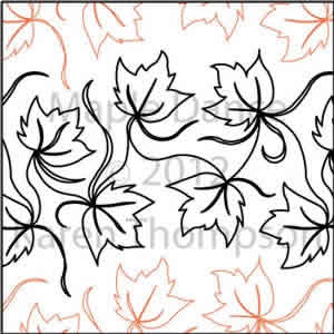 Digital Quilting Design Maple-Dance by Karen Thompson.