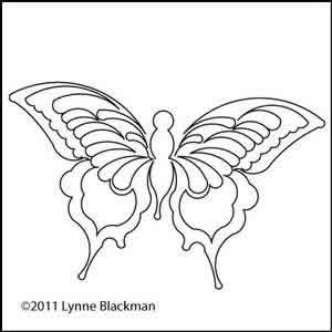 Digital Quilting Design Lynne's Butterfly by Lynne Blackman.