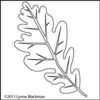 Digital Quilting Design Lynne's Leaf 2 by Lynne Blackman.
