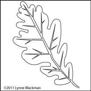Digital Quilting Design Lynne's Leaf 2 by Lynne Blackman.