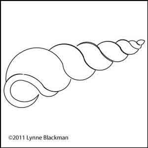 Digital Quilting Design Lynne's Shell 4 by Lynne Blackman.