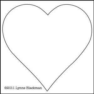 Digital Quilting Design My Heart by Lynne Blackman.