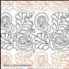 Digital Quilting Design Paisley Ferns by Lynne Blackman.