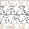 Digital Quilting Design Baseball Fielding by LauraLee Fritz.