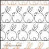 Digital Quilting Design Bunny 1 by LauraLee Fritz.