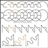 Digital Quilting Design Border Stencils 2 by LauraLee Fritz.