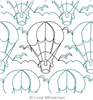 Digital Quilting Design Balloon Race by Lone Minkkinen