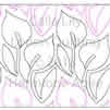Digital Quilting Design Calla Lily by Lorien Quilting.