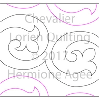 Digital Quilting Design Chevalier by Lorien Quilting.