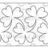 Digital Quilting Design Clover by Lorien Quilting.
