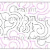 Digital Quilting Design Enchant by Lorien Quilting.