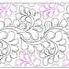 Digital Quilting Design Flounce by Lorien Quilting.