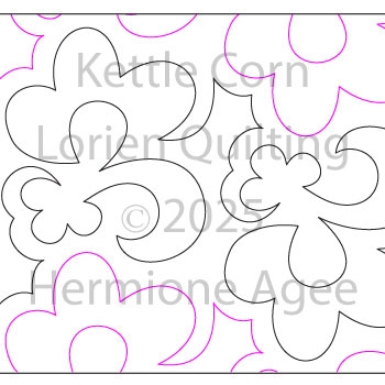 Digital Quilting Design Kettle Corn by Lorien Quilting.