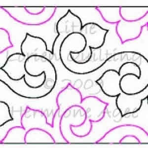 Digital Quilting Design Lithe by Lorien Quilting.