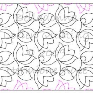 Digital Quilting Design Belladonna by Lorien Quilting.