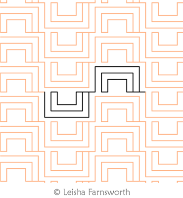 Digital Quilting Design Edge 2 by Leisha Farnsworth