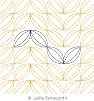 Digital Quilting Design Woven Orange Peel by Leisha Farnsworth