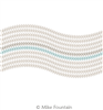 Digital Quilting Design Flying Geese 2 by Mike Fountain