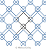 Circulate  by Melissa Kelley. This image demonstrates how this computerized pattern will stitch out once loaded on your robotic quilting system. A full page pdf is included with the design download.
