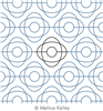 Life Saver by Melissa Kelley. This image demonstrates how this computerized pattern will stitch out once loaded on your robotic quilting system. A full page pdf is included with the design download.