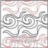 Digital Quilting Design Ribbon Twirl by Michelle Wyman.