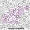 Digital Quilting Design Natalia's Let it Snow Simple by Natalia Majors.