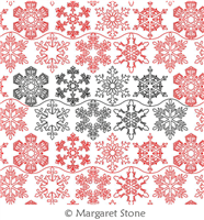 Digital Quilting Design Blizzard Panto by Peg Stone.