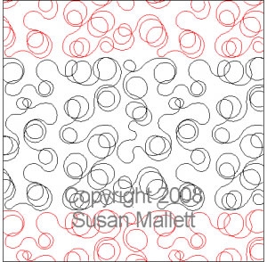 Digital Quilting Design Basic Scribble by Susan Mallett.
