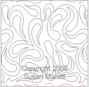 Digital Quilting Design Susan Mallett's Paisley by Susan Mallett.