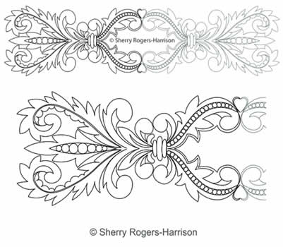 Digital Quilting Design Katelynn by Sherry Rogers-Harrison.
