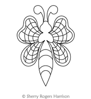 Queen Bee Vertical Bee by Sherry Rogers-Harrison.