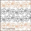 Digital Quilting Design Ruffle Flower Allover by Splendid Stitches.