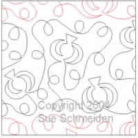 Digital Quilting Design Pumpkin Panto by Sue Schmieden.