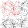 Digital Quilting Design Fleur de Vine 3 Panto by Sally Terry.