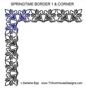 Springtime Border 1 and Corner