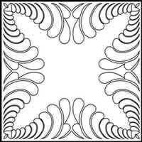 Digital Quilting Design DTQ Block 22 by Tammie Baggett.