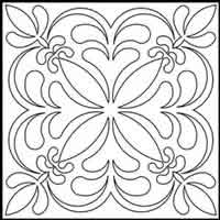 Digital Quilting Design DTQ Block 29 by Tammie Baggett.
