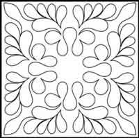 Digital Quilting Design DTQ Block 30 by Tammie Baggett.