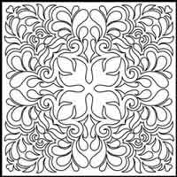 Digital Quilting Design DTQ Block 31 by Tammie Baggett.