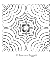 Digital Quilting Design DTQ Block 49 by Tammie Baggett.