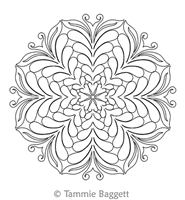 Digital Quilting Design DTQ Block 19by Tammie Baggett.