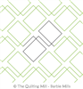 RecTangle by The Quilting Mill. This image demonstrates how this computerized pattern will stitch out once loaded on your robotic quilting system. A full page pdf is included with the design download.