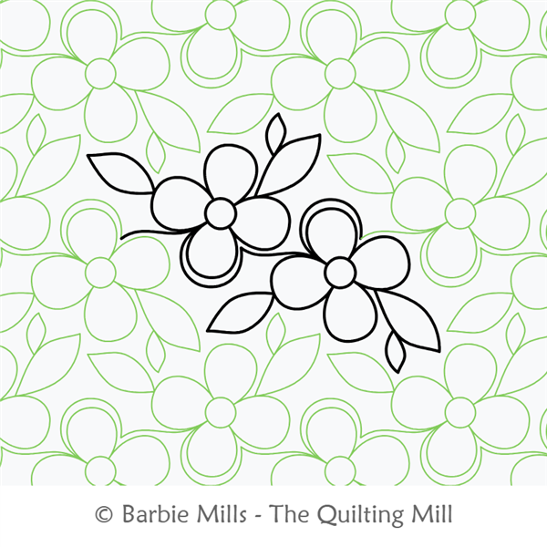 Devine by The Quilting Mill. This image demonstrates how this computerized pattern will stitch out once loaded on your robotic quilting system. A full page pdf is included with the design download.