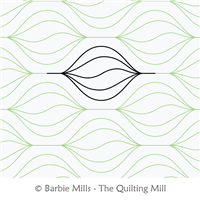 Spinning Beads by The Quilting Mill. This image demonstrates how this computerized pattern will stitch out once loaded on your robotic quilting system. A full page pdf is included with the design download.