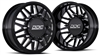 DDC Aftermath Series Dually Wheels "Black / Milled" 22x8.25